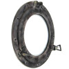 antiqued bronze 15" porthole made of aluminum