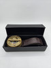 Antiqued Brass Sundial compass with watch band