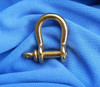 Solid Brass Bow Shackle