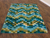 Coastal blue colors rug