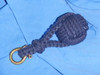 Navy blue knot key rings