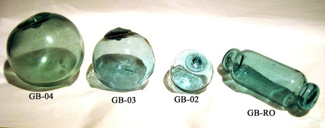 Vintage Japanese Glass Floats Fish net Balls