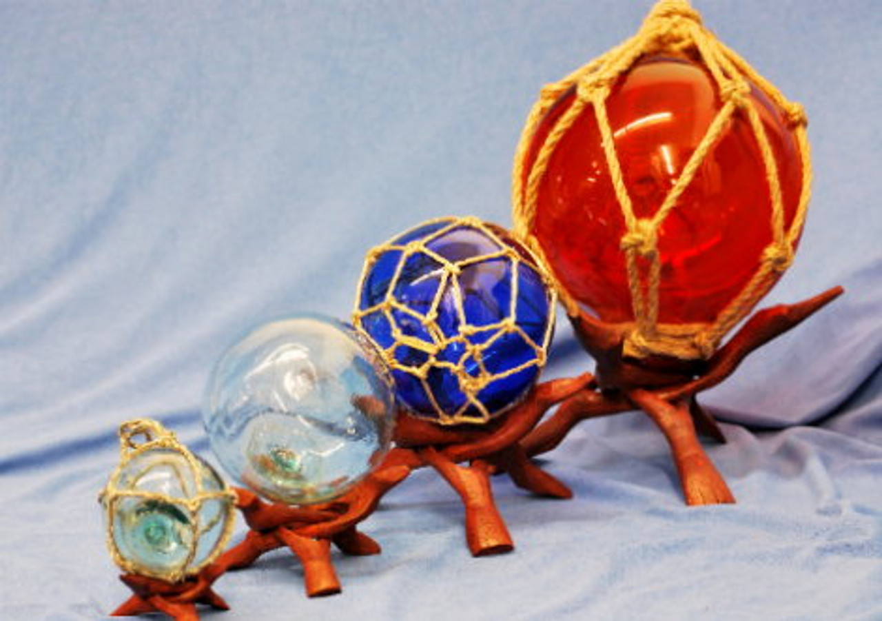 Wooden Tripod Stands For Glass Floats