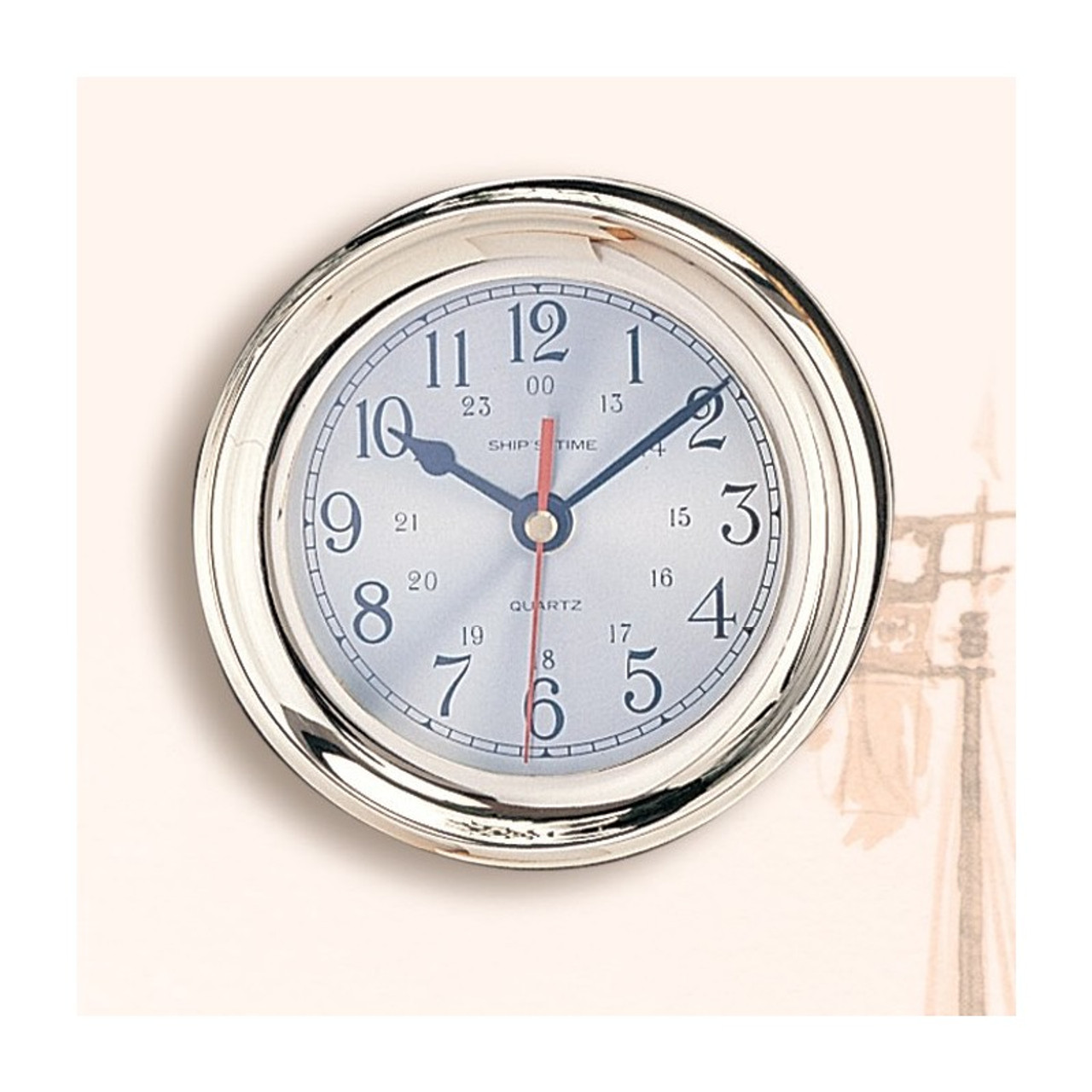 Nautical Brass Captain's Clocks 4.5