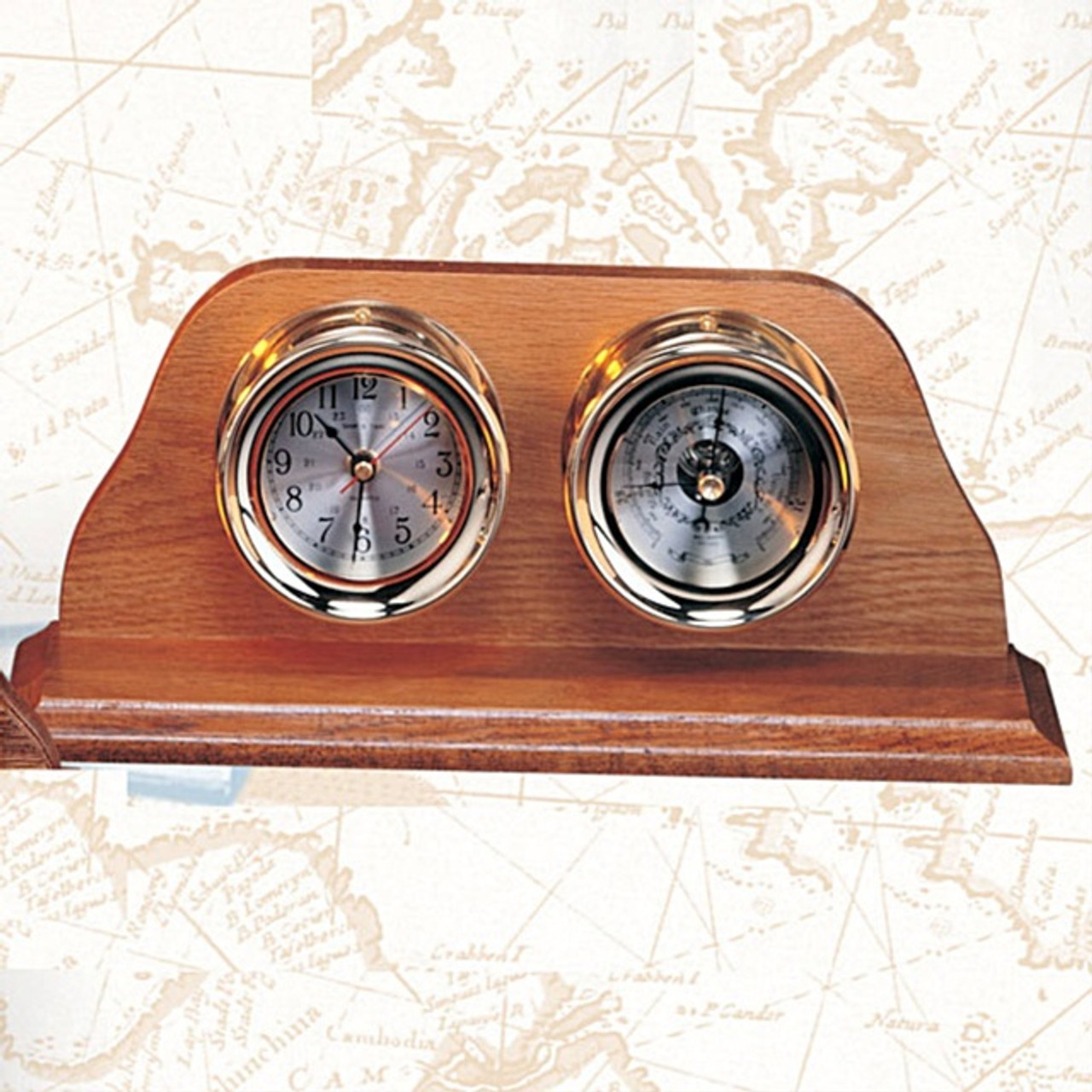 Nautical Captain Clock Barometer