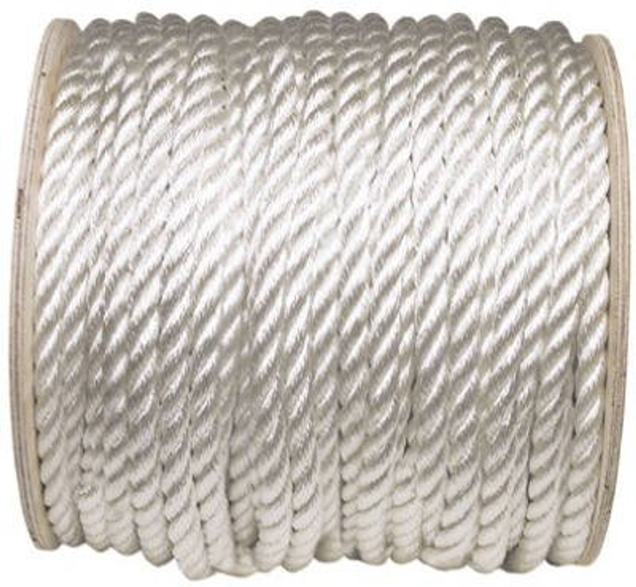 1/2x200FT Boat Anchor Line Rope 3 Strand Twisted White Rope With