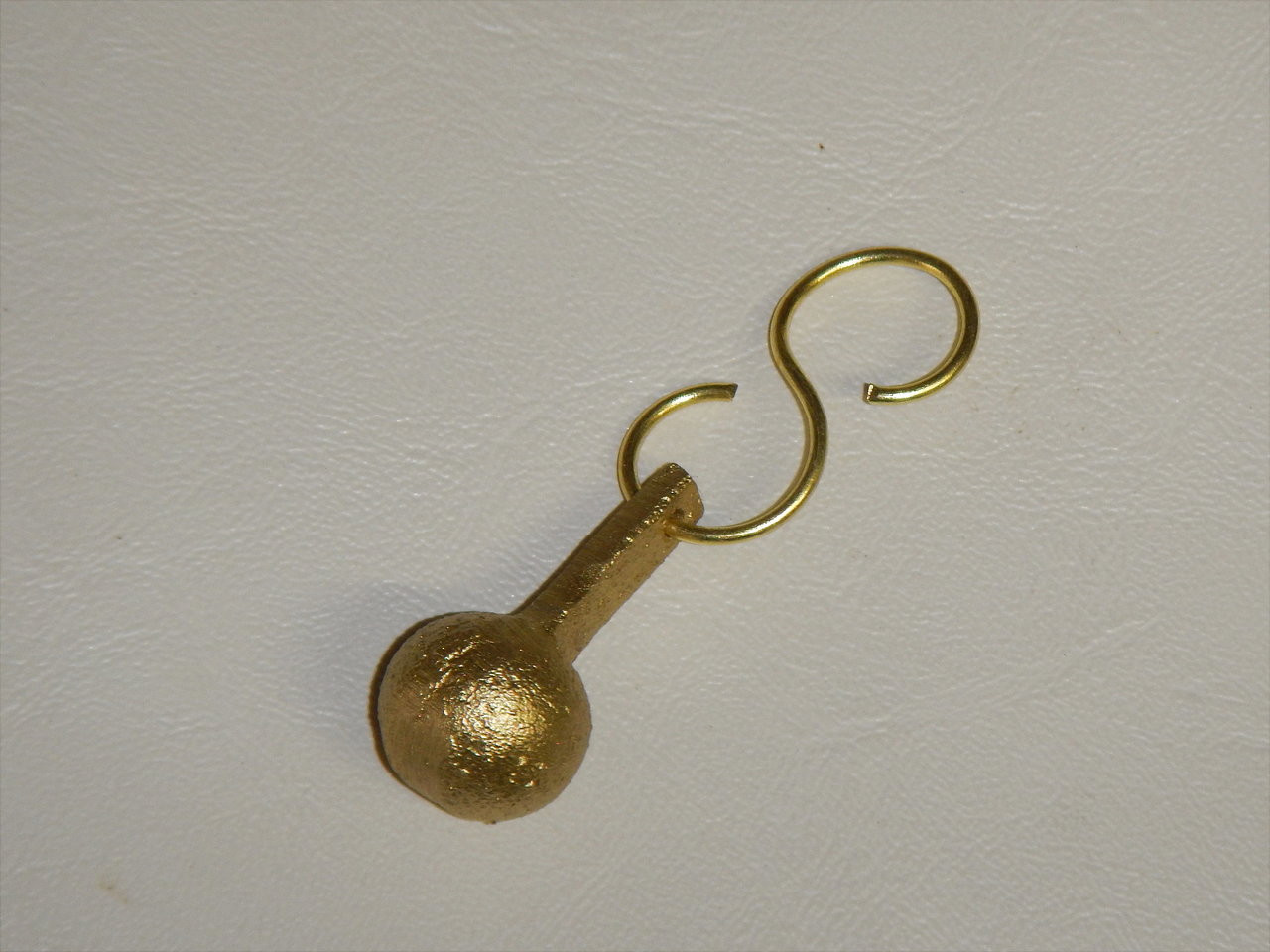 Solid brass bell clapper sold separately