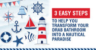 How to Create a Nautical-Themed Bathroom in 3 Easy Steps