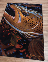 Brook Trout Artist's Rug Brook Trout Artist's Rug
