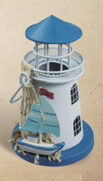 Lighthouse Tea Light Coastal Decorations