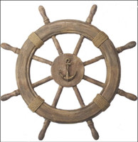 Nautical Wheel Décor - Nautical Decorative Ship Wheel