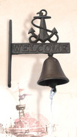 Brass Nautical Brass Bell Ship Bell Doorbell Small Bell US Navy Clock  Indian Bells Hanging Bell Brass Bell for Sale Wall Mounted Bell (3 Inch Dia)