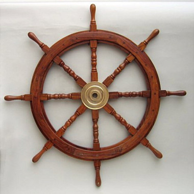 36" Nautical Wood Ship Wheels