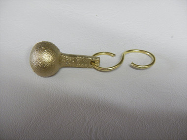 Solid brass bell clapper sold separately
