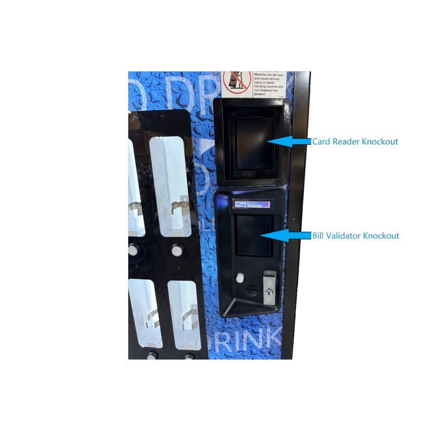 Vendo 721 Blue Refresh Beverage Vending Machine - 10 Selections