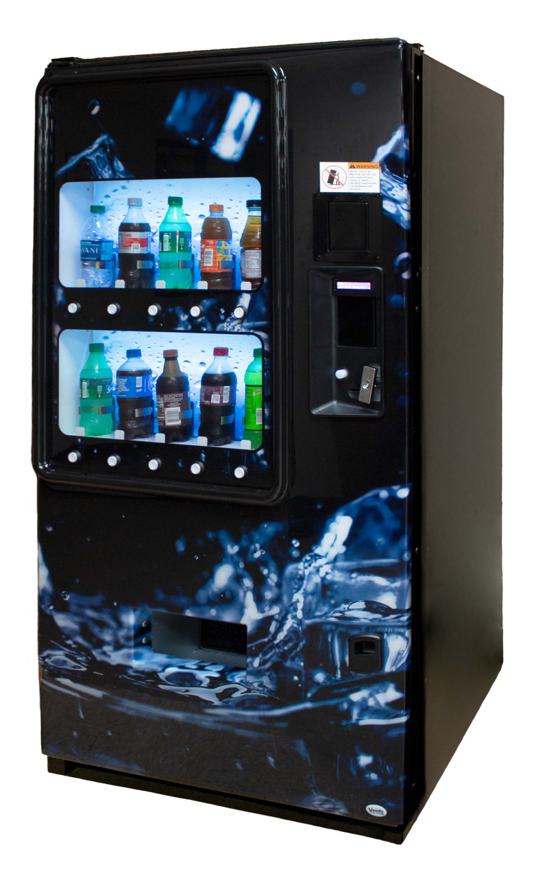 Vendo 721 Black Ice Beverage Vending Machine - 10 Selections