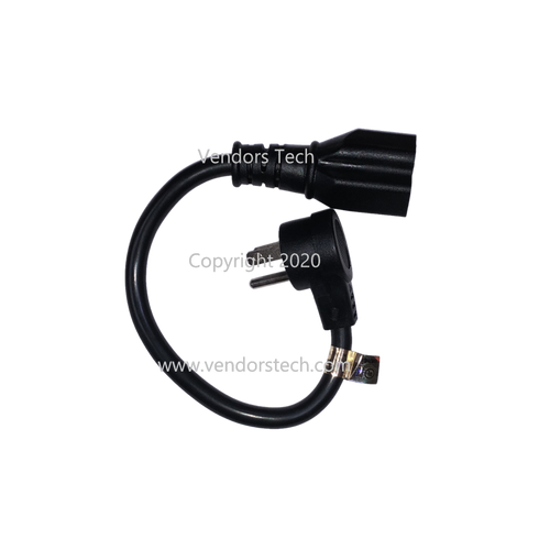 Vending Machine Power Cord Right-Angle Adapter