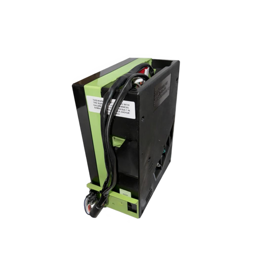 American Changer green stripe hopper