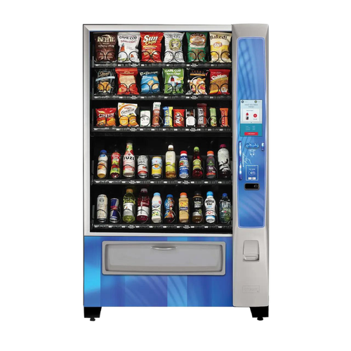 Crane Merchant Media2 472D 6-wide combo vending machine