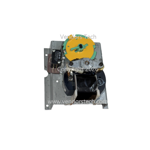 Dixie Narco wide column vend motor, green/yellow cam