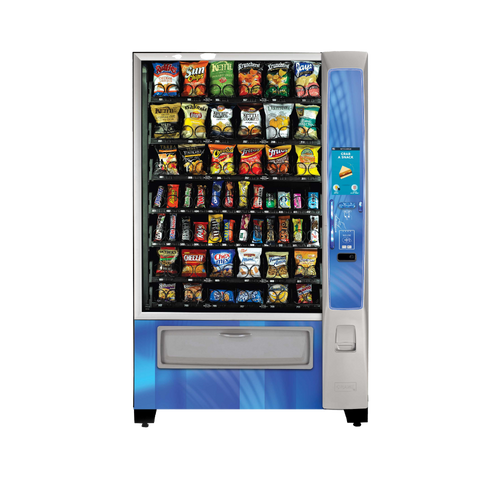 Crane Merchant Media2 187D 6-wide snack vending machine
