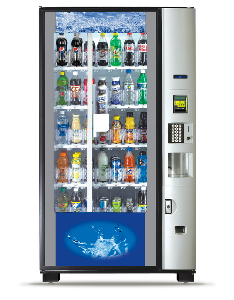 New Crane BevMax Refresh DN-3800-4HC Beverage Vending Machine (Cash Discount Available)