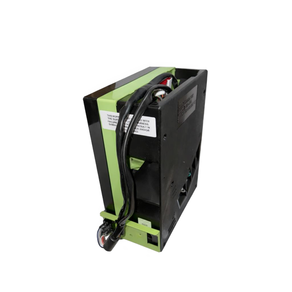 American Changer green stripe hopper