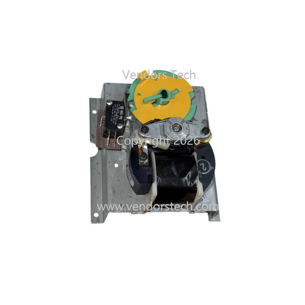 Dixie Narco wide column vend motor, green/yellow cam