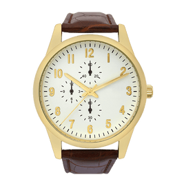 Chrono White & Gold