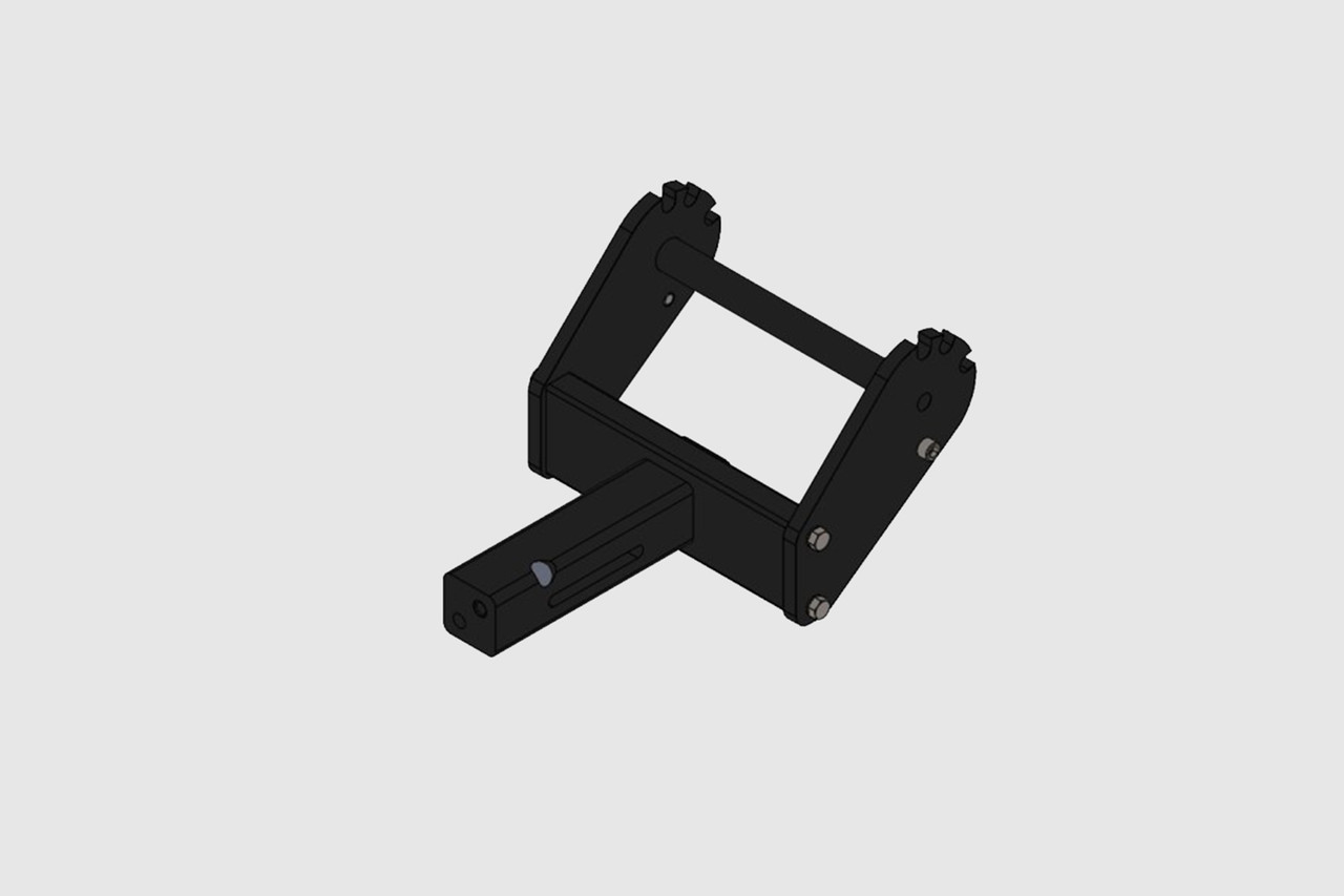 2" Hitch Bar Slotted with Side Plates 1UP USA