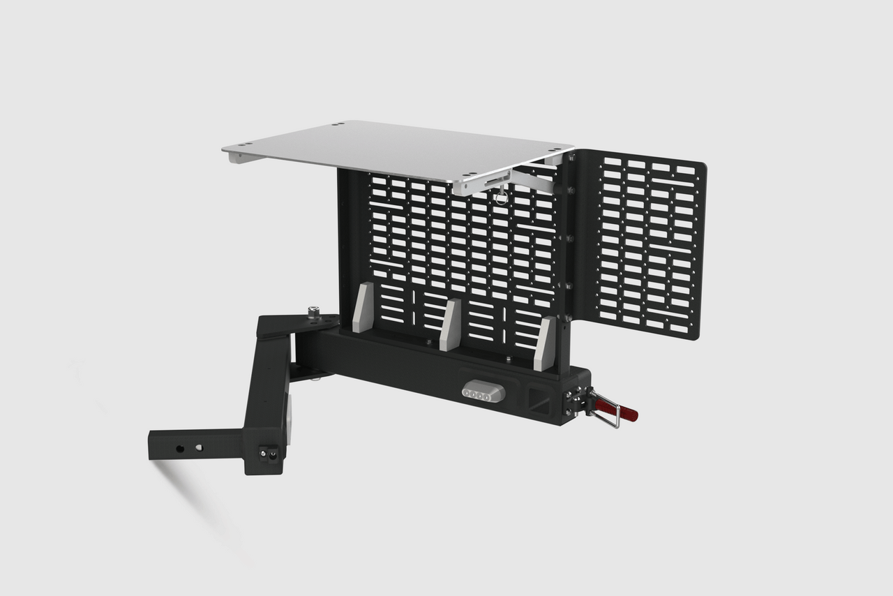 BE＠RARKK RakAttach | Swing Away Bike Rack Hitch Extender | 1UP USA