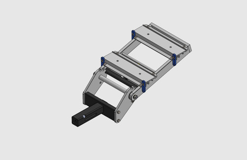 2" Double Hitch Assembly Slotted