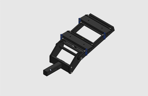 2" Double Hitch Assembly Slotted