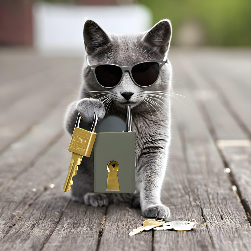 Cat With Locks