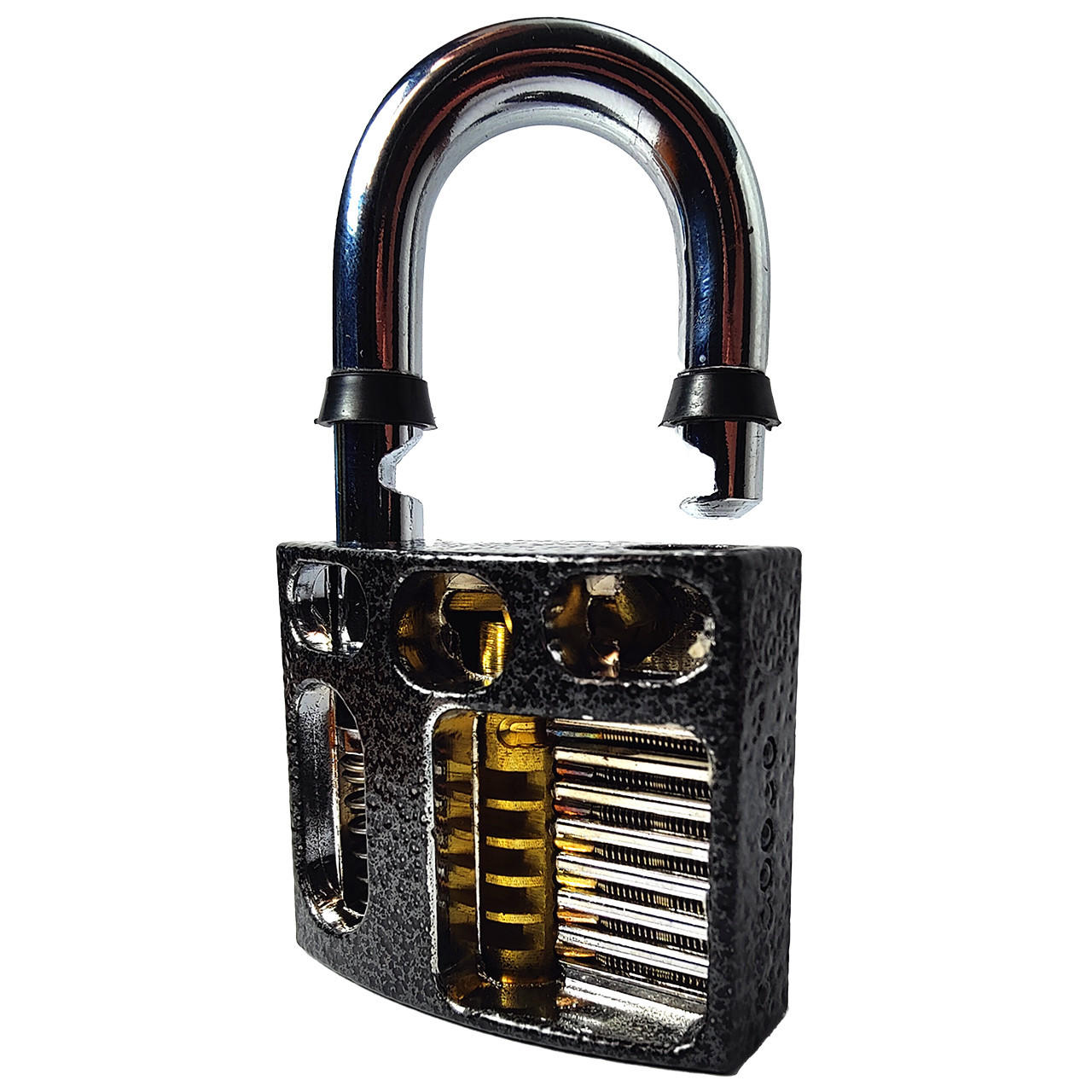 小物 PADLOCK KEY HANGER / BLACK Set of 2 Padlocks, Functional 3 Inch Size Vintage Padlock