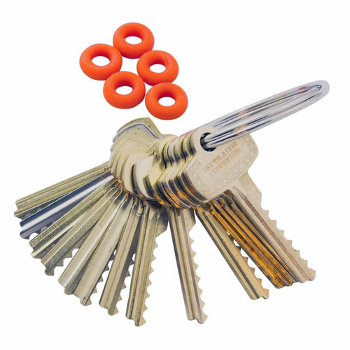 BEST Brand Bump Key Set Commercial Bump Key Set, 7 Pin Lock Bumping Keys