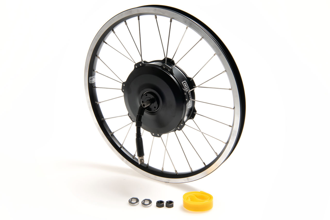 Electric Front Wheel with Hub Motor and Fixings