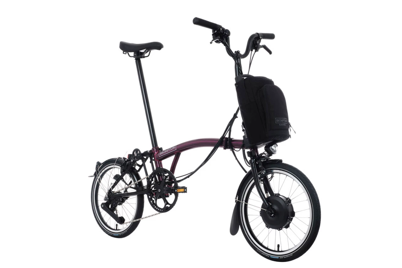 Brompton Electric C Line 4-speed electric bike, photo from Brompton