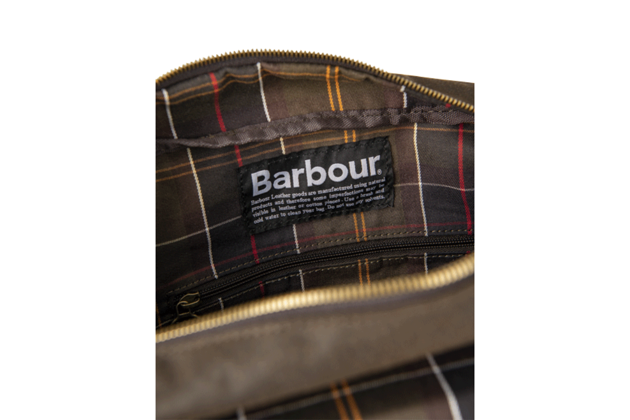 Barbour X Brompton Wax City Bag | Brompton Bicycle USA