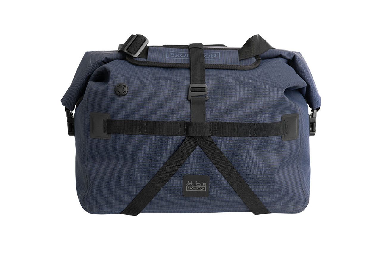 Borough Waterproof Bag Large in Navy | Brompton Bicycle USA