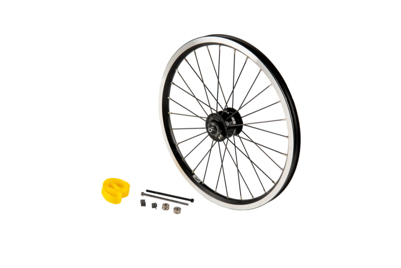 Brompton Front Wheel with Hub Dynamo - Black