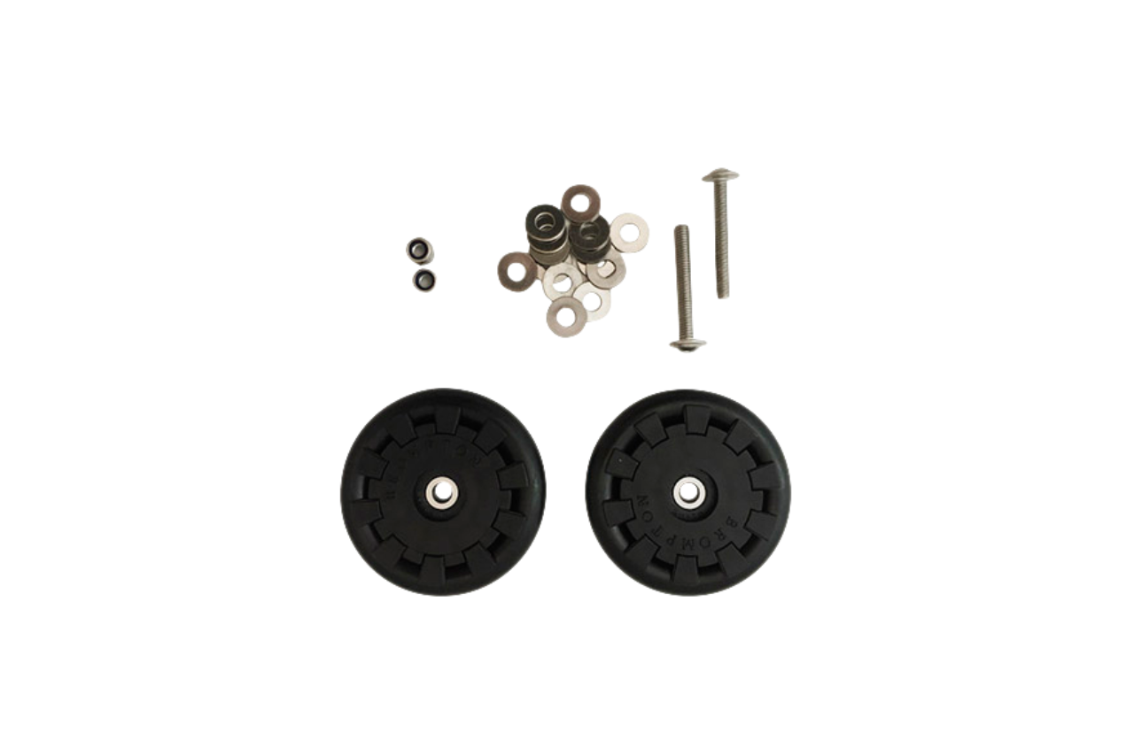 Brompton Eazy Wheel Rollers With Fittings 5mm Holes