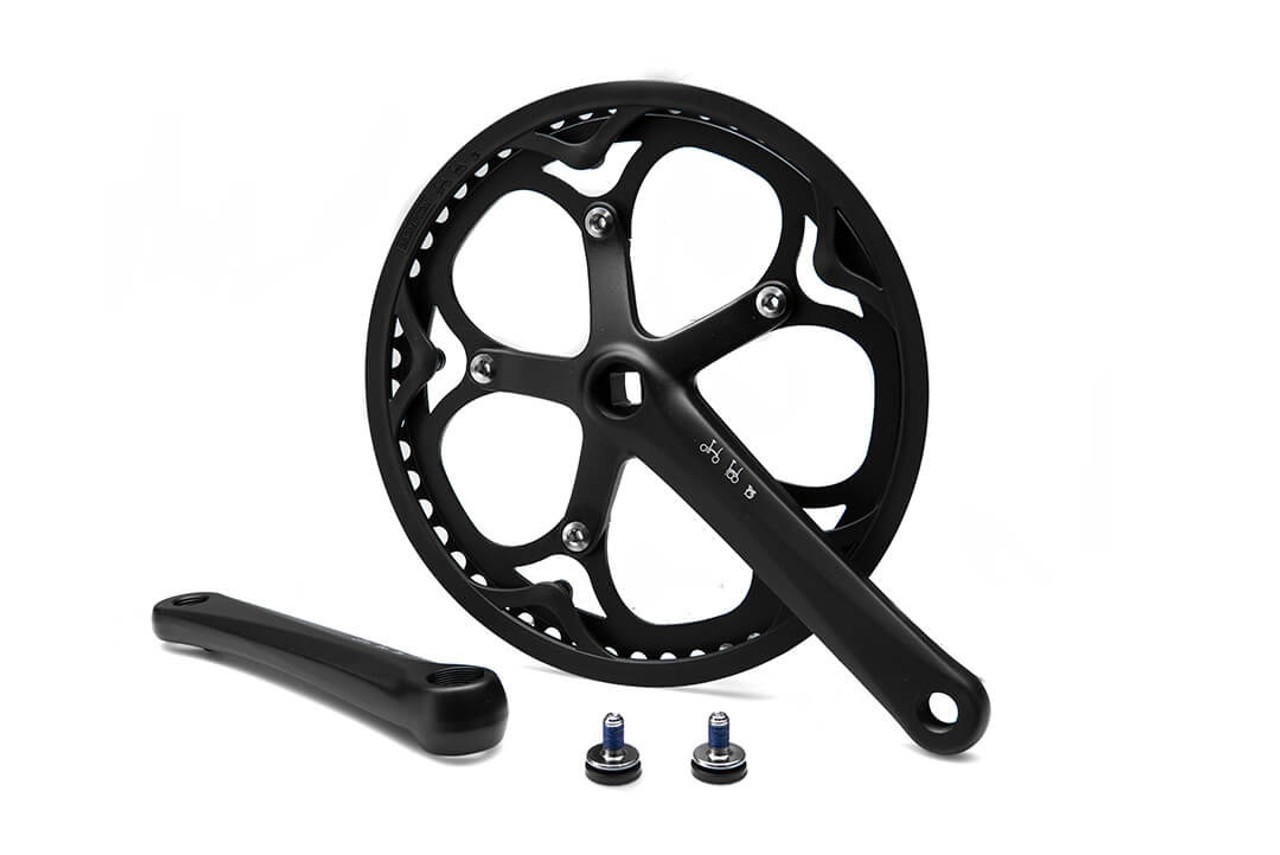 Crankset 54T in Black - Spider type