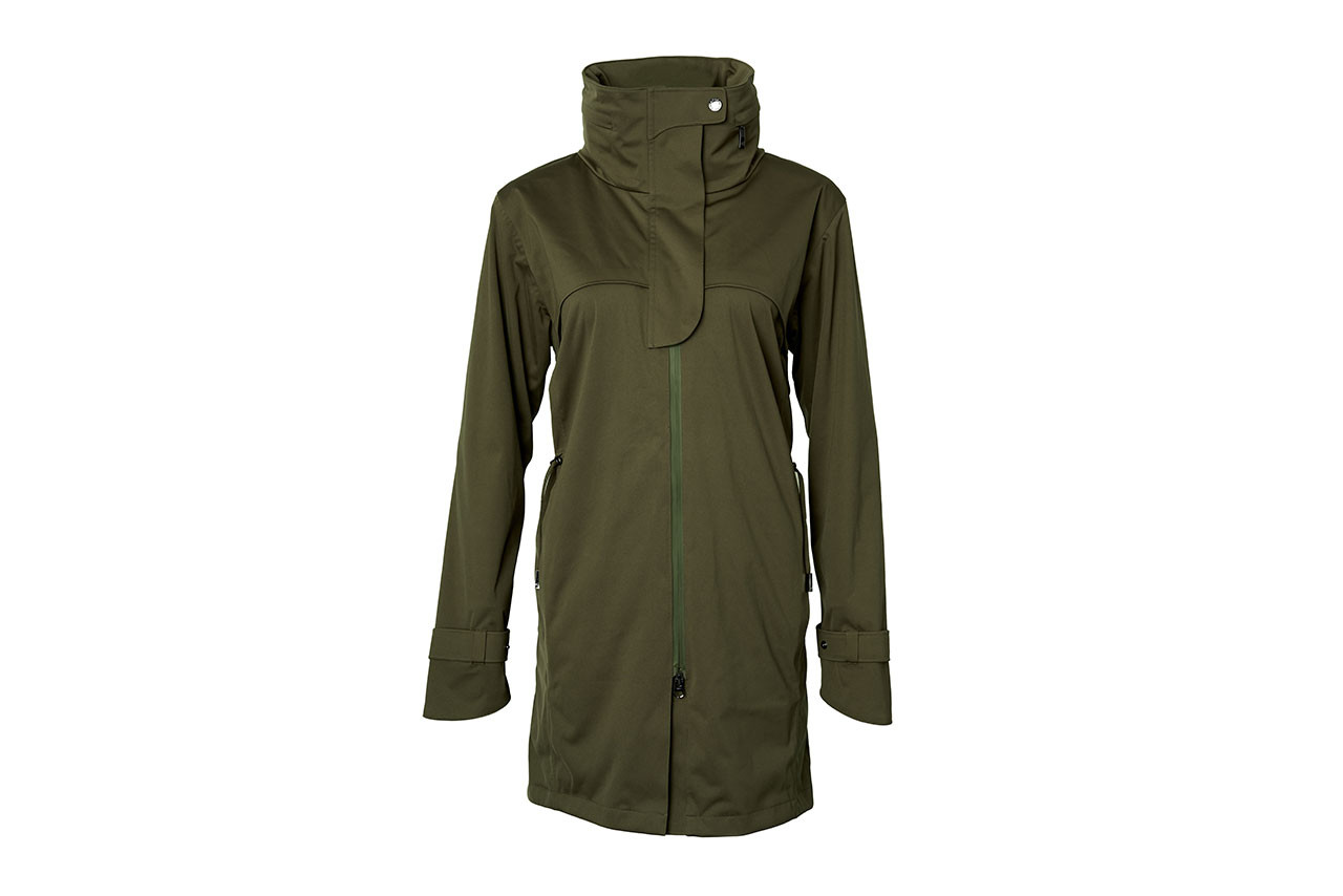 Brompton x Protected Species Parka Olive - front view