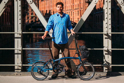 brompton bicycle electric G Line 4 Speed e-Motiq Space Black / L The all Brompton Bicycle | Electric T