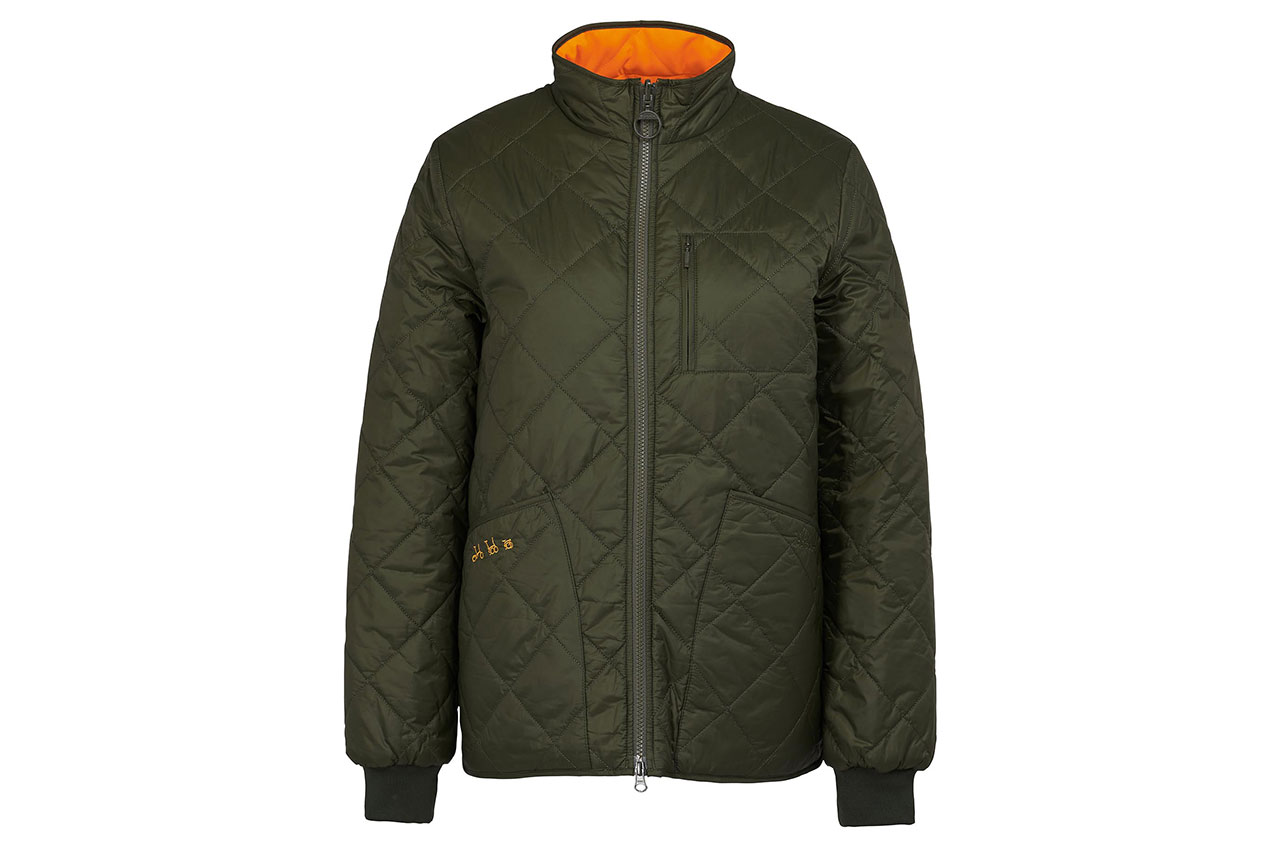 BARBOUR X BROMPTON リバーシブル QUILTED JACKET