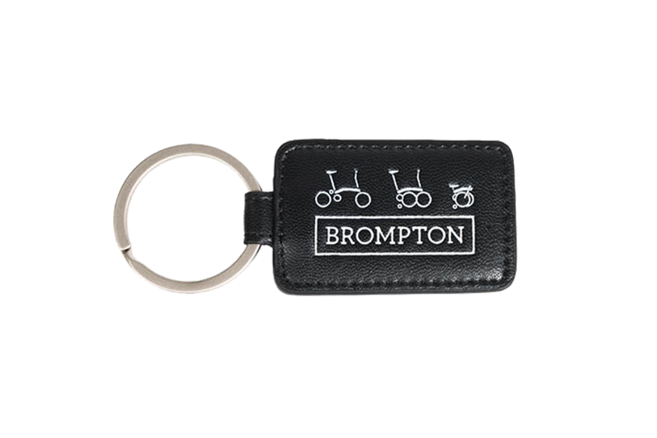 Brompton Logo Collection Keyring Black , 