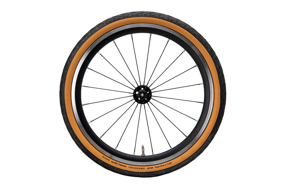 Pneumatico con parete marrone Schwalbe Marathon Racer - Pieghevole Tan , 