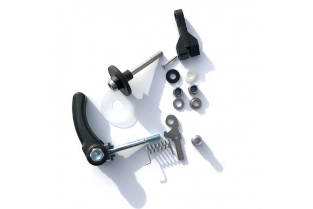 Rear Frame Clip Kit with Quick Release Black , 