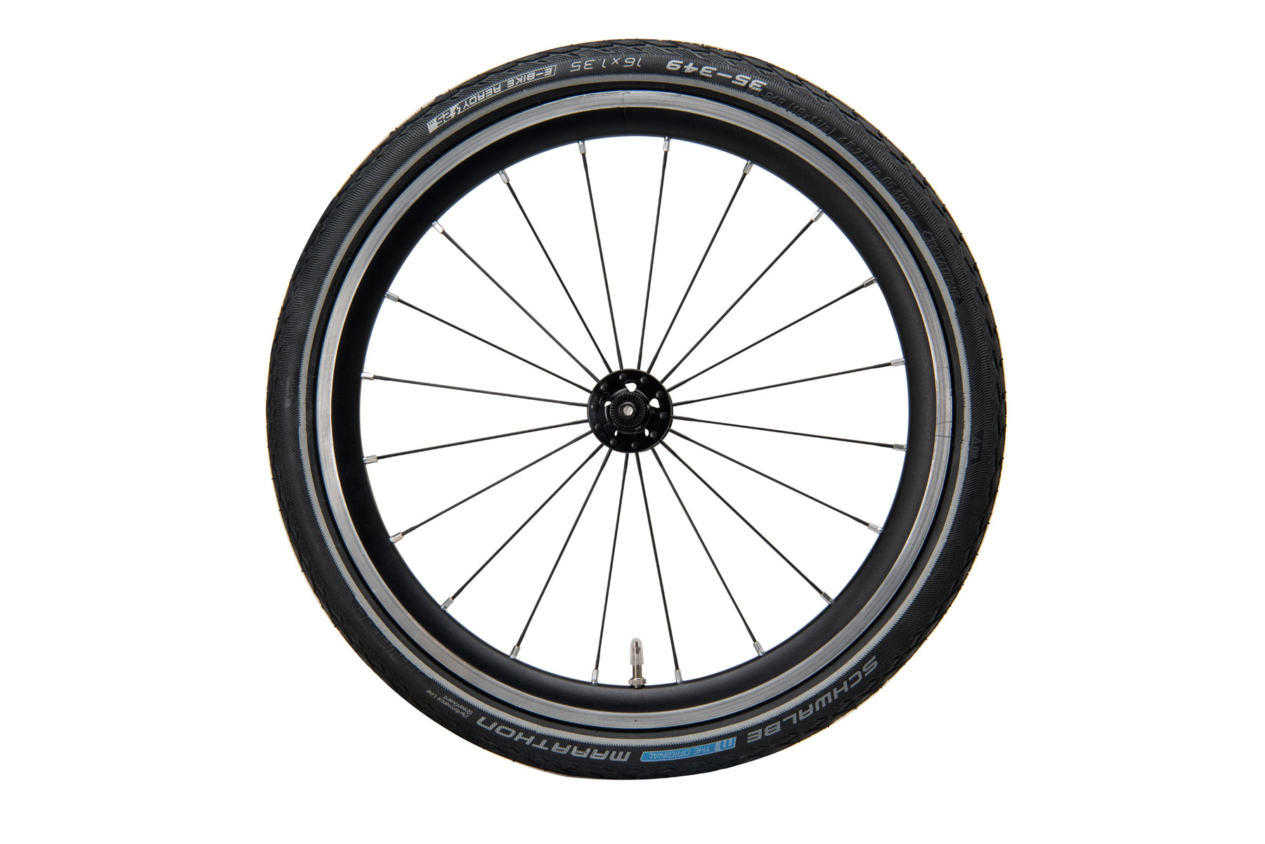 Schwalbe Marathon Tire - reflective strip Black , 